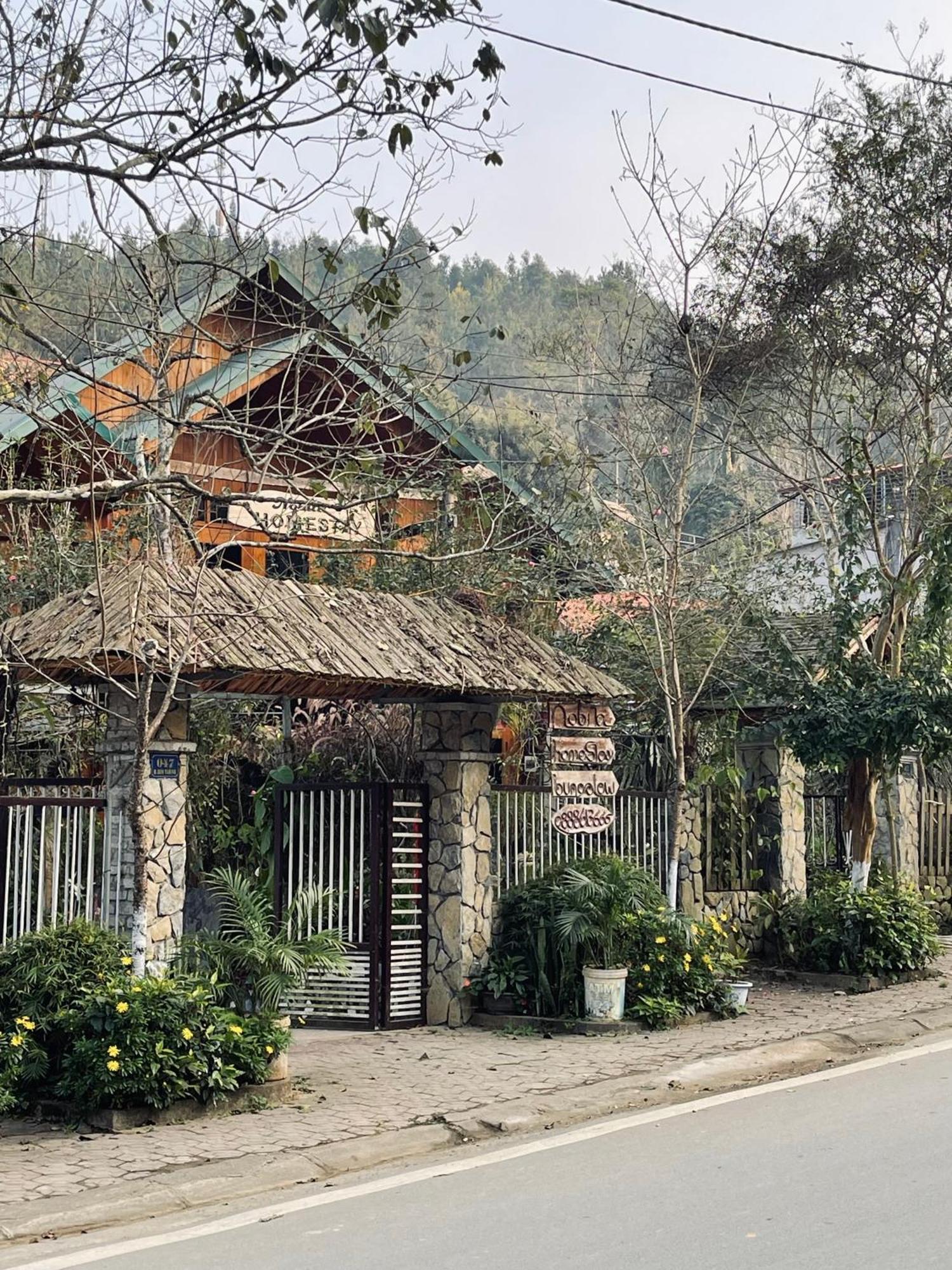 Nobita Homestay Bac Ha Eksteriør bilde