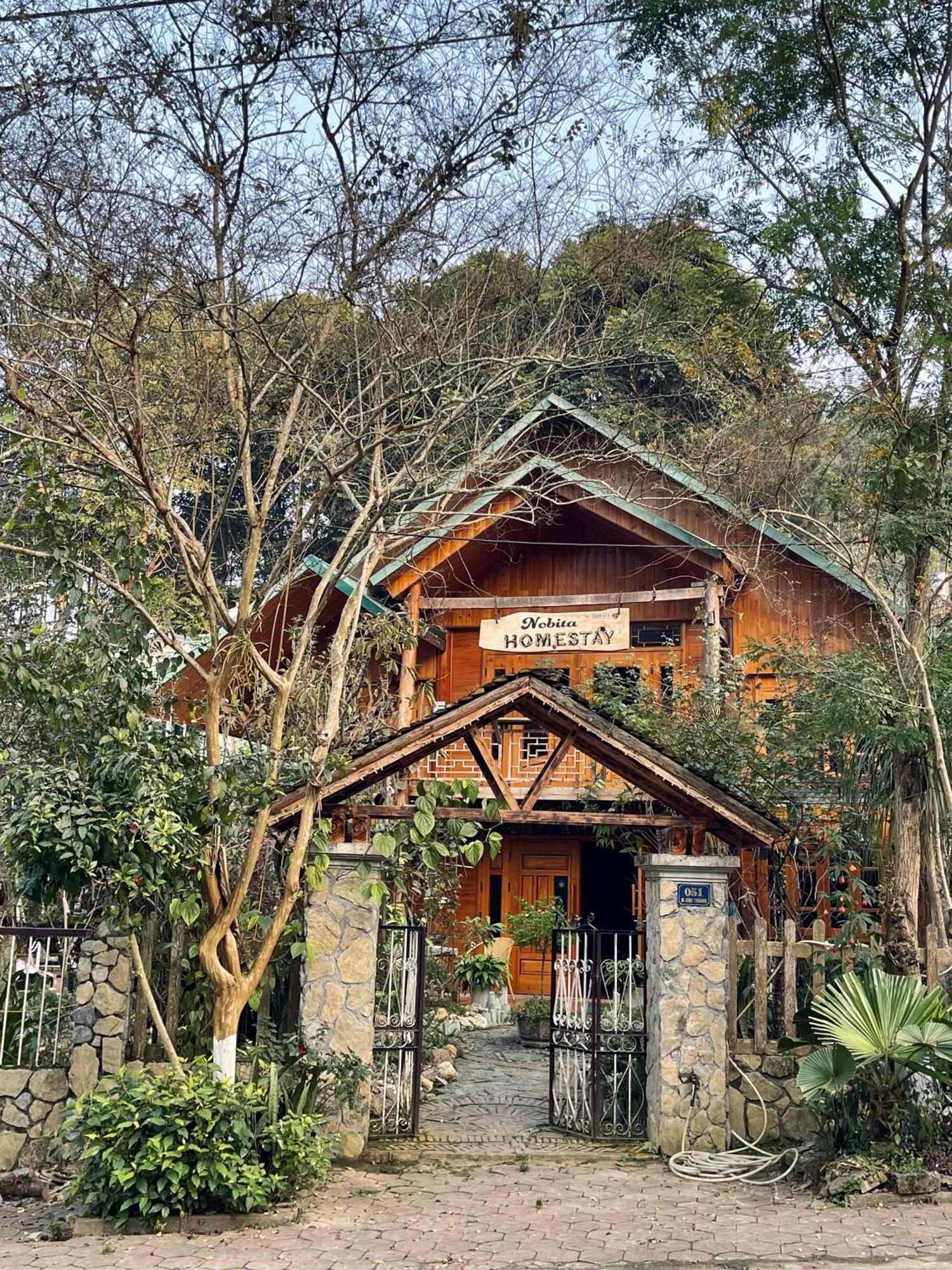 Nobita Homestay Bac Ha Eksteriør bilde